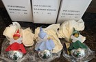 Disney Store Sleeping Beauty Flora Fauna Merryweather Ornament Set