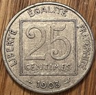 France 25 Centimes Coin  1903  High Grade  2 - Combined Shipping Ok