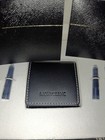 Montblanc Fp Starwalker Resin 14k Platinum   Leather Pouch set