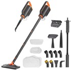Helpx Steam Mop Cleaner With Detachable Handheld Steamer  20 In 1 Wired - Grey