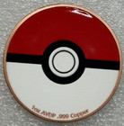 Pok  mon 1 Oz  999 Copper Colorized Pokeball Round     Umbreon Collectible