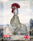Vintage Rooster Glass Decanter Bottle 750ml Chicken - Liquor Whiskey Wine Carafe