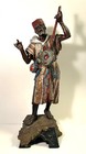 Antique Blackamoor Statues Dancer And Musician