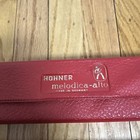 Vtg Red Hohner Alto Melodica Music Wind Organ Piano Harmonica Case Germany Works