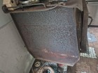 Vintage Cast Iron Wood Burning Stove Used