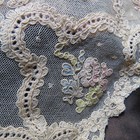 Vtg Antique Salvage Lace Trim remnants Largest Pieces 60x10  See Closeups