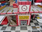 Vntg Tin Litho Superior Service Gas Station Parking Garage Playset T  Cohn 1949