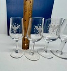Vintage Pan Am Airlines President Special First Class Cordial Glasses Set Of 4