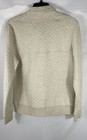 Patagonia Men s Cotton Quilt Snap-t Pullover Jacket Oatmeal Cream Blue Sz S