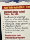Thermos Insulated Stainless Steel Bottle Twist N Pour Stopper 1 Qt Cup Usa