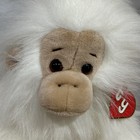 Ty Classic Plush 1990 Jake White Monkey Ape 2nd Gen Tags