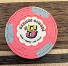 Circus Circus Hotel Casino Las Vegas Nv  5 Casino Poker Gaming Chip