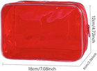 Neon Tsa Approved Clear Toiletry Pouch  7 x2 3 x4 7  Size  Pvc Travel Makeup Bag