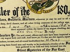 1946 Uss General Omar Bundy Domain Of The Golden Dragon Framed Certificate