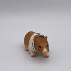Schleich Hamster Brown Orange   White Animal Figure 2004 Retired 14412