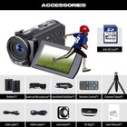 Video Camera Camcorder 5k 56mp Vlogging Camera Youtube Wifi Recorder Touchscreen