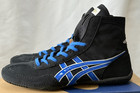 Opt Laces Blue   Asics Wrestling Ex-eo 1083a001 Black X Blue X Silver