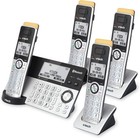 Vtech Is8151-4 Super Long Range 4 Handset Cordless Phone For Home With Answering