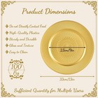 100 Pcs Charger Plates Bulk 13   Round Dinner Plate Chargers For Wedding Party--