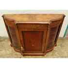 Pair Of Rare Antique Walnut English Credenzers   Cabinets 