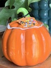 2024 Blue Sky Sanrio Hello Kitty Halloween Pumpkin House Canister Cookie Jar