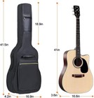 41  Classical Acoustic Guitar Bag Thickened Gig Case Soft Padded Backpack