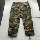 Vintage Us Military M81 Woodland Camo Cargo Pants Large Regular Ripstop Hot 80s