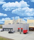 Walthers Ho Scale   New 2026   Modern Concrete Warehouse   Kit   933-4067