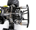 Steel Rc Twin Exhaust Pipe With Silencer Fit Hpi Baja Rv Km 5b Ss