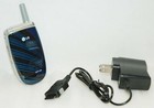 Lg Vx3300 Verizon Wireless Flip Open Style Blue Stripes Cell Phone 1xrtt Grade C