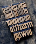 Letterpress Printing Blocks Type Vintage Printer Letter Typography Antique Old  