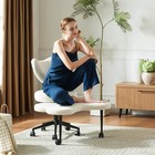 Ergonomic Cross Legged Chair  360   Swivel Meditation Chair With Wheels  Heigh   