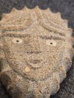 Vtg Alaskan Inuit Spirit Mask Roy Weyiouanna Carved Fossilized Whale Vertebrae