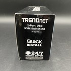 Tk207k Trendnet Tk-207k 2 Port Usb Kvm Switch Kit With Only 1 Kvm Cable