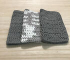 Handmade Set Of 3 Crochet Cotton Dish Cloths Or Wash Cloths 8 5x8 5 Inches  new 