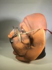 Bloodhound Collectible Molded Ceramic Whimiscal Hound With Butterfly On Nose
