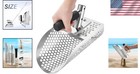Stainless Steel Metal Detector Scoop With Hexahedron Holes For Easy Sand Removal