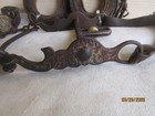 Antique Horse Bit With Bird Design   Ww1 Calvary Horse Bridle Rosette Buttons