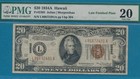  20  1934-a Hawaii  Federal Reserve Note Pmg Vf20 Late Finished Plate  204
