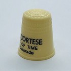 Vtg Plastic Thimble - Sandy Cortese Thimbles Of Time Pueblo Colorado