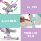 Leikefitness Height Adjustable Ab Trainer Abdominal Whole Body Workout Machine