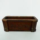 Vintage Wooden Sewing Machine Single Drawer With Frame Ornate Carving Details  A