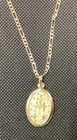 Medalla Y Cadena Virgen Miraculous Medal 14k Gold Plated Medal And Chain