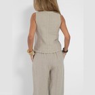 A New Day Women s Summer V Neck Button Vest Top And Loose Straight Trousers Set 