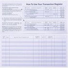 24 Pcs Check Registers For Personal Checkbook  Easy To Read Checkbook Register