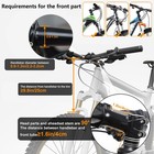 Detachable Bike Basket Front  Foldable Bicycle Dog Carrier For Small Pet  Sho   