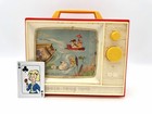 Vintage Fisher Price Music Box Tv London Bridge Row Row Your Boat Works