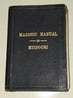 Vintage Masonic Missouri Manual Lot 1909 1947 Demolay 1927 Card Seed Pearl   