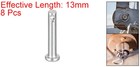 8pcs 1 8  X 5 8  Single Hole Clevis Pins  304 Stainless Steel Flat Head Pins