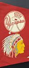 1957 New York Yankees Milwaukee Braves World Series Full Size Pennant Mlb Vtg